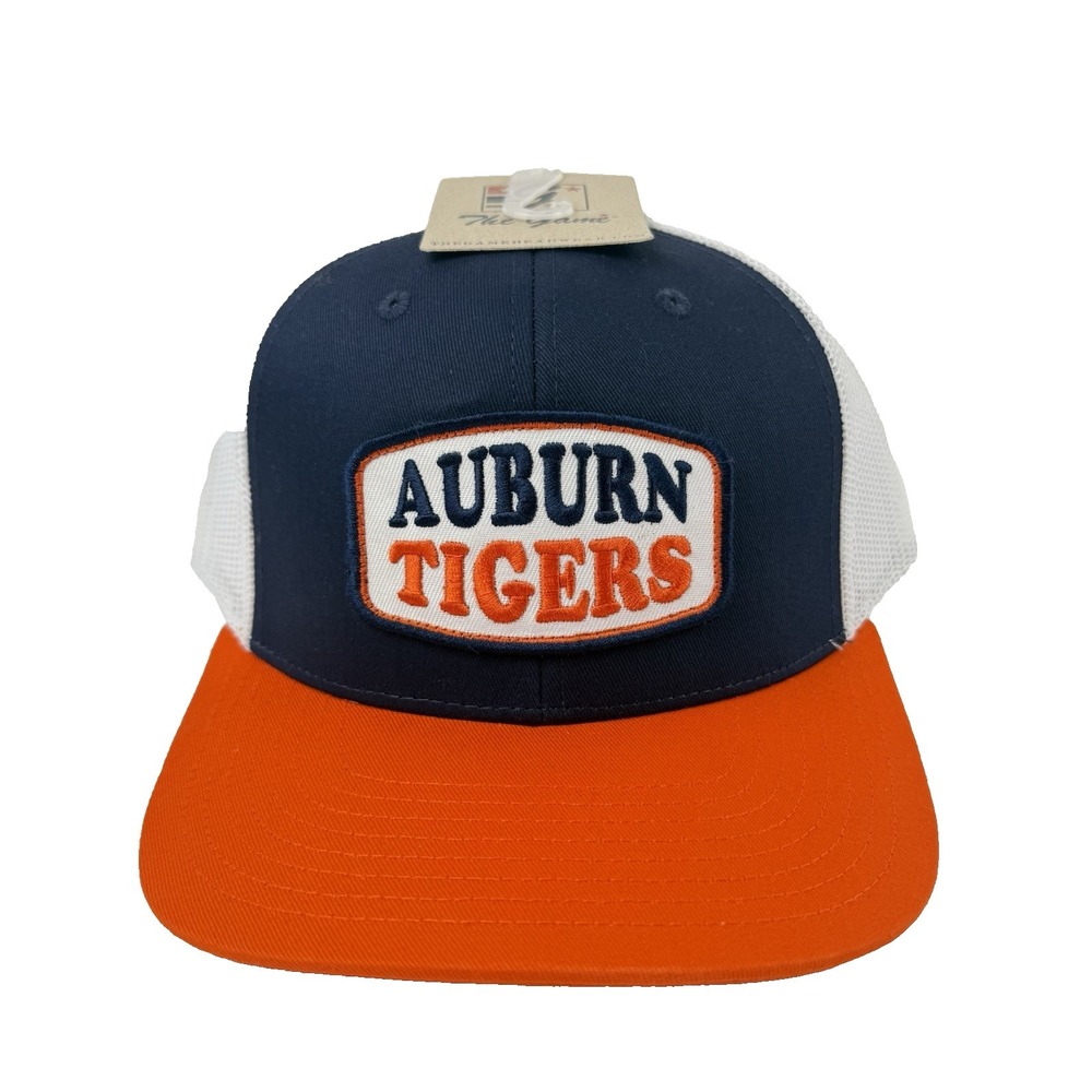 Auburn‎ University AU Tigers Hat Blue Snapback Adjustable Mesh Sports Football